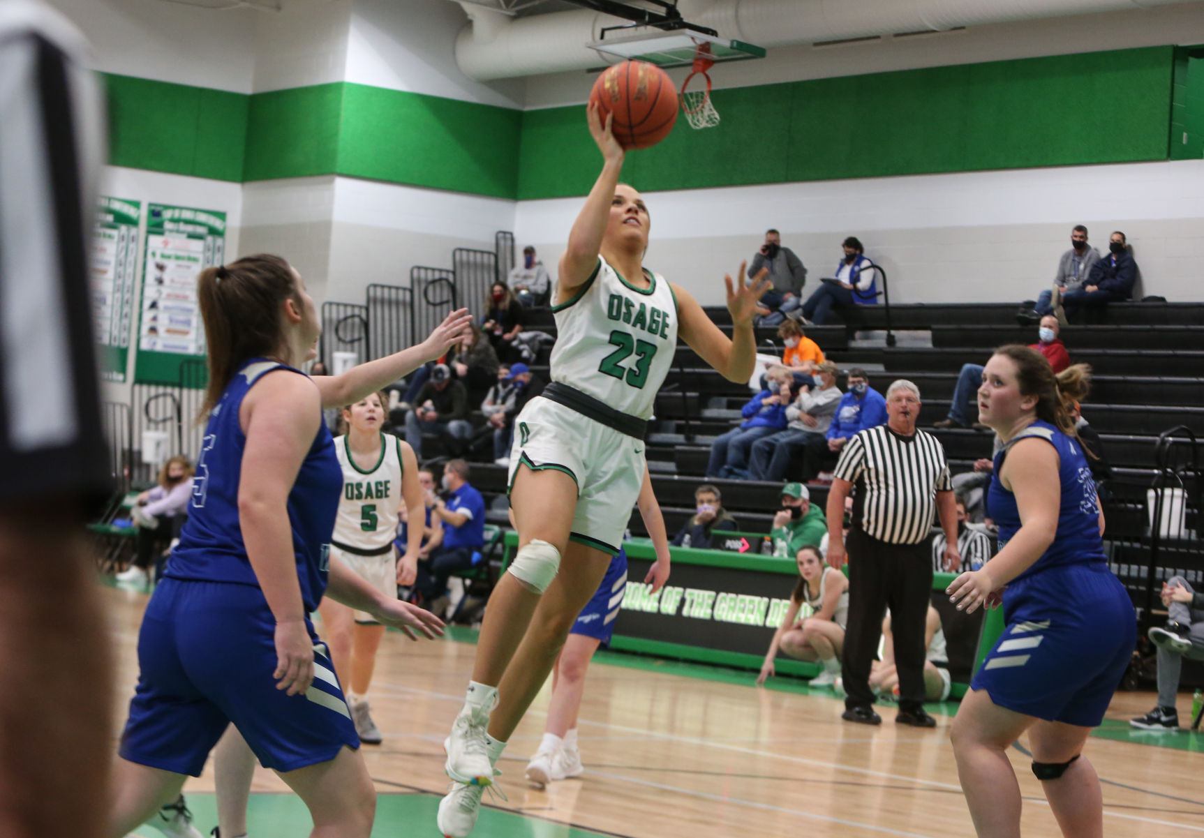 Osage girls basketball vs. Rockford - Bobinet